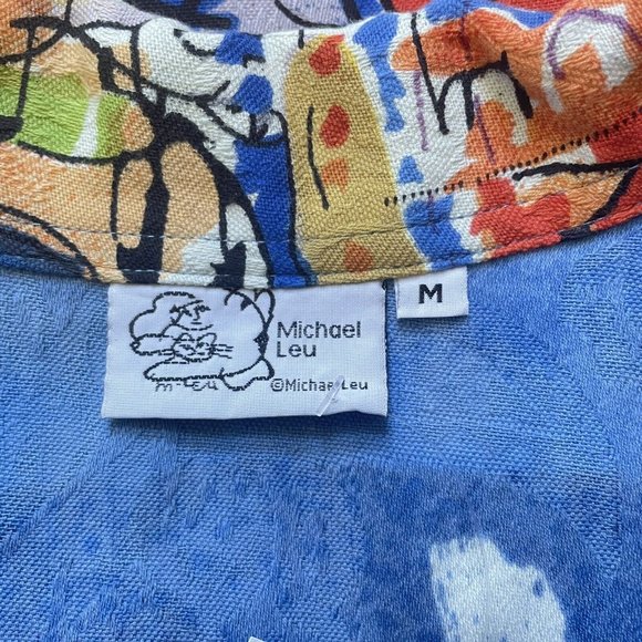 Michael Leu Impressionist New York Art Womens Shirt - Picture 4 of 6